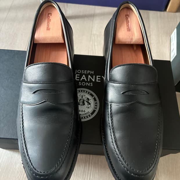 조셉치니 joseph cheany & sons 블랙로퍼 9.5e 285