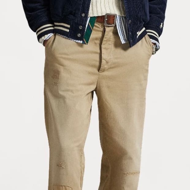 폴로 랄프로렌 코듀로이 바시티 레터맨 L