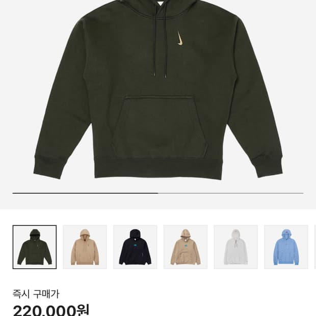 Nike x Billie Eilish NRG 후드티 아시아 xl