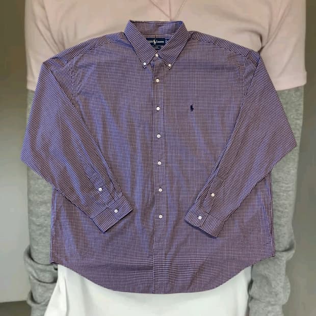 폴로랄프로렌 체크 셔츠 (Man 2XL) AA0482