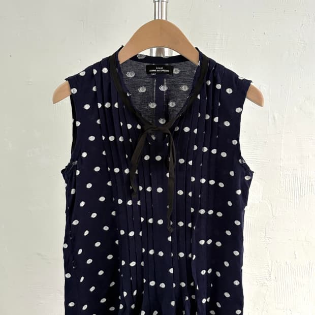 Comme des Garcons 꼼데가르송 트리콧 05s 도트 슬리브리스