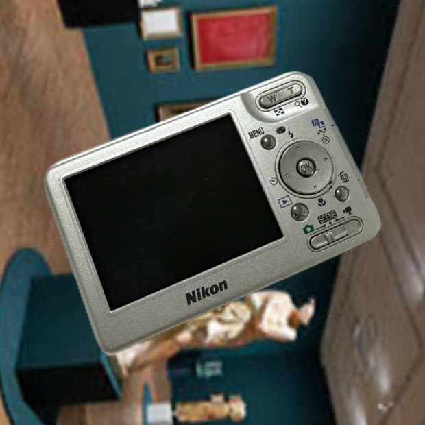 니콘 쿨픽스 s1 실버 디지털카메라