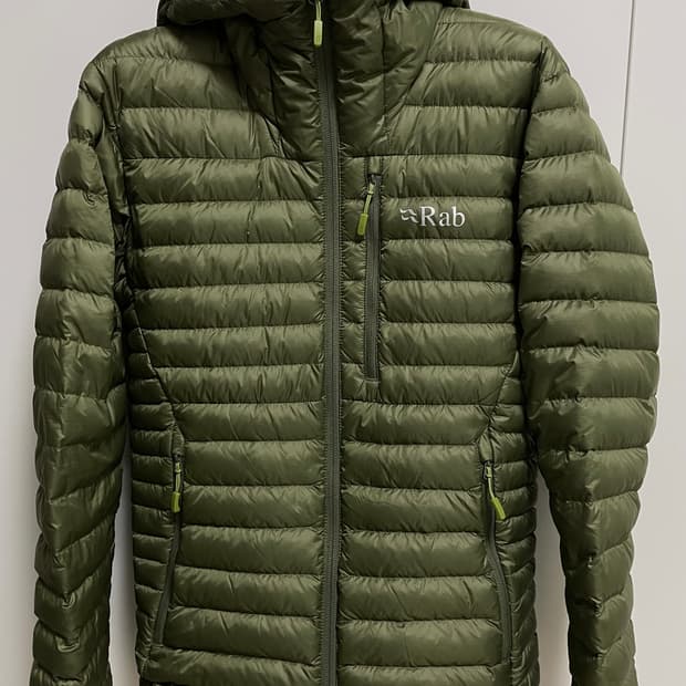 Rab 랩 마이크로라이트 알파인 자켓 Army
