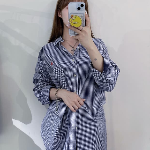 폴로랄프로렌 레드포니 체크 셔츠