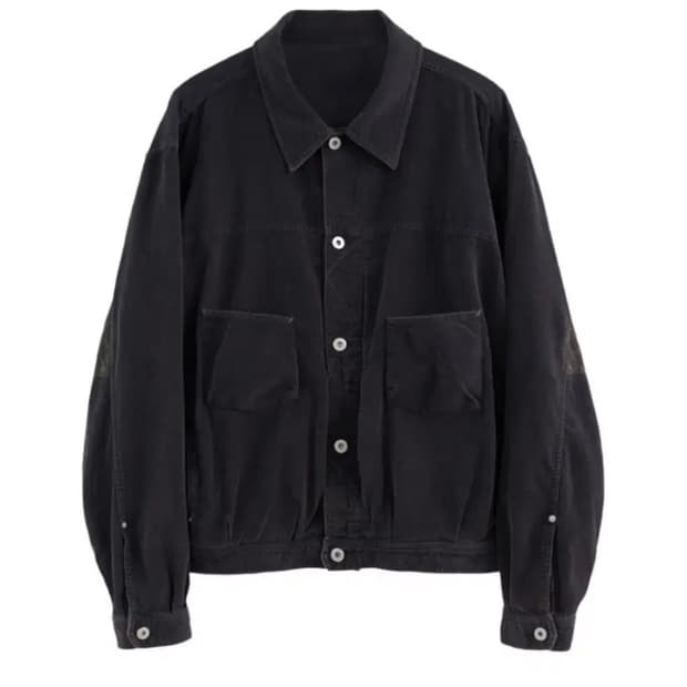 [4] 폴리테루 1011 페이즐리 트러커 다크퍼플네이비