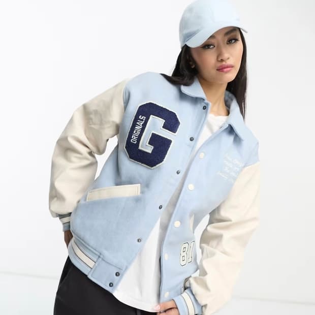 게스 오리지널 바시티 자켓 