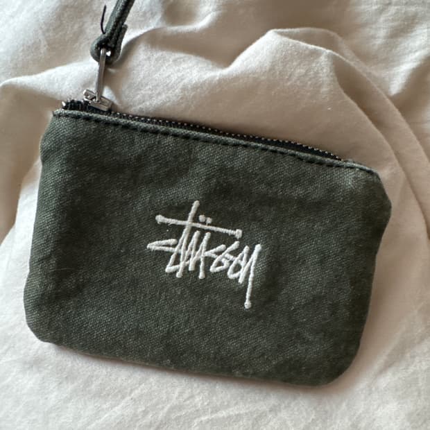 스투시 코인파우치