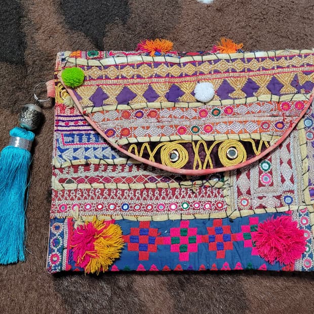 에스닉 페루산 파우치(34*28)