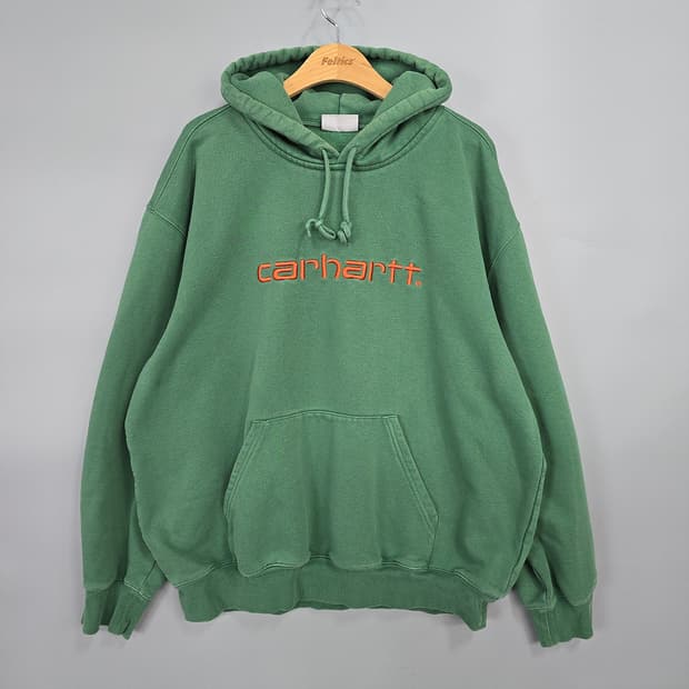 남성 칼하트 Carhartt WIP 로고 자수 후드티 XXL