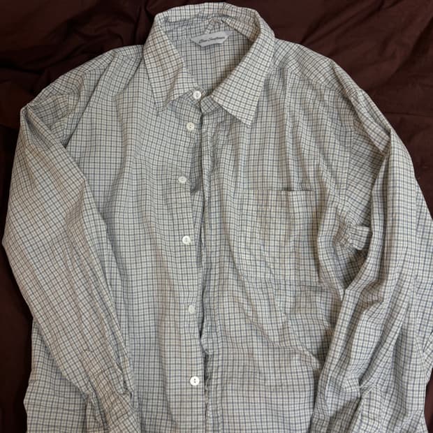 [1Size] Bluesunflower 체크셔츠 