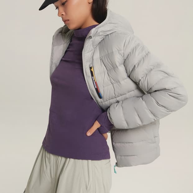 엑스 퓨즈 후디드 다운 자켓 우먼