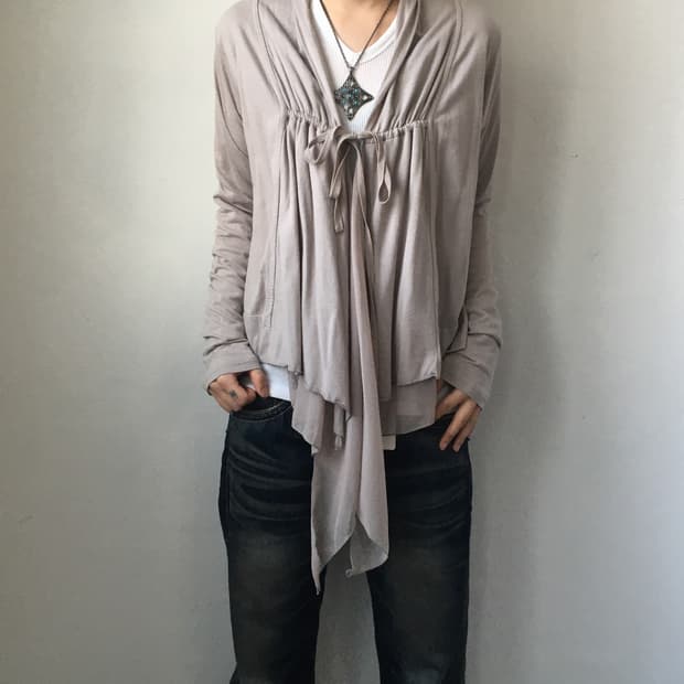 Drape cardigan