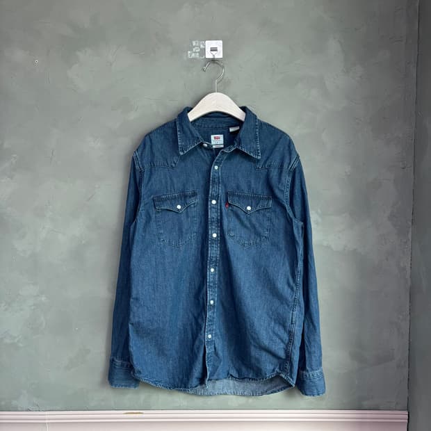 리바이스 웨스턴 데님 셔츠