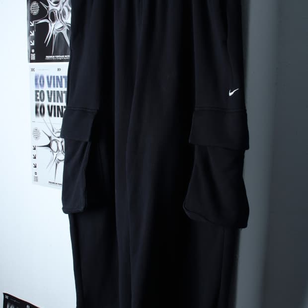 (XL-2XL) 나이키 트레이닝복 바지 빅사이즈 카고 블랙-P9762
