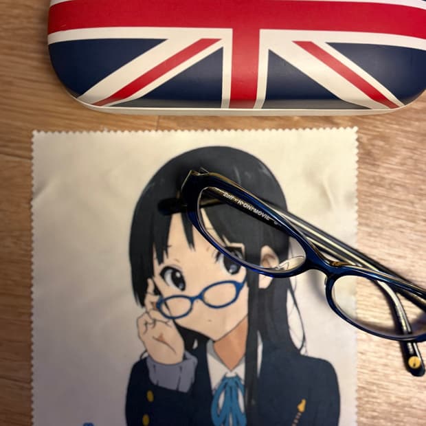 케이온 미오 콜라보 안경 새상품 