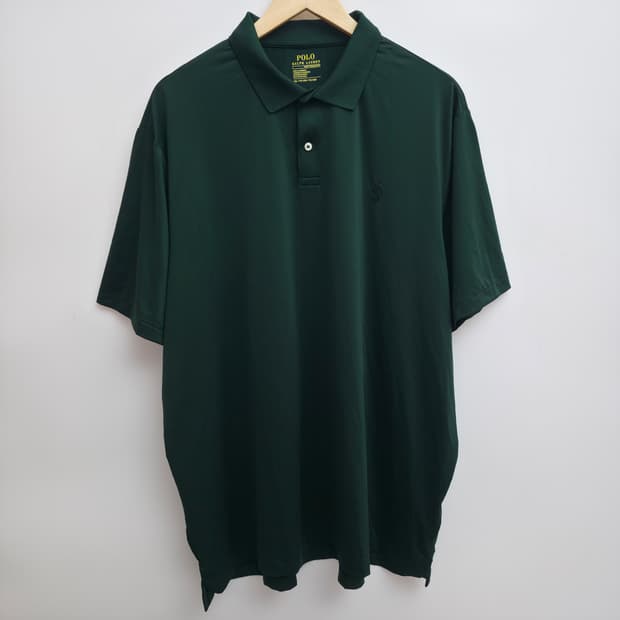 [XXL] 폴로 랄프로렌 퍼포먼스 기능성 반팔 카라티 그린