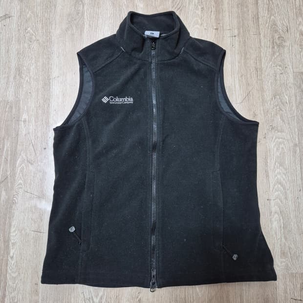 컬럼비아 티타늄 블랙 플리스 조끼