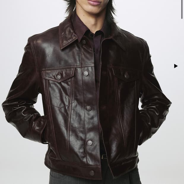 토니웩 에이지 램 래더 트러커 자켓 M