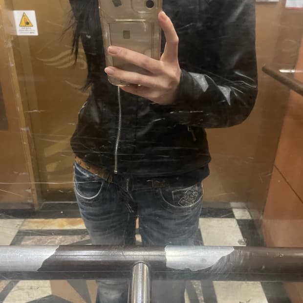 빈티지 가죽자켓