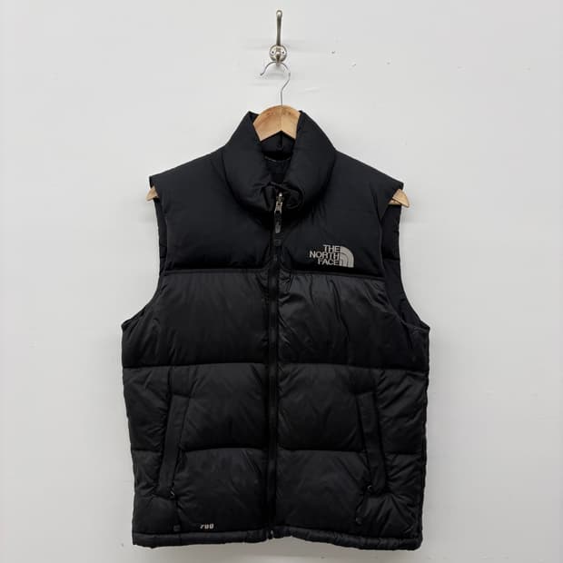 노스페이스 700 패딩 조끼 블랙 남/S