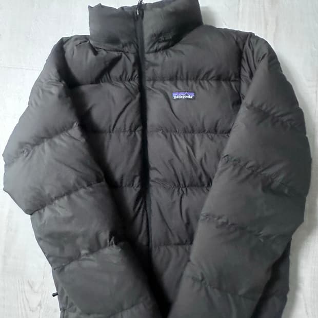 파타고니아 빈티지 블랙 다운패딩 105사이즈