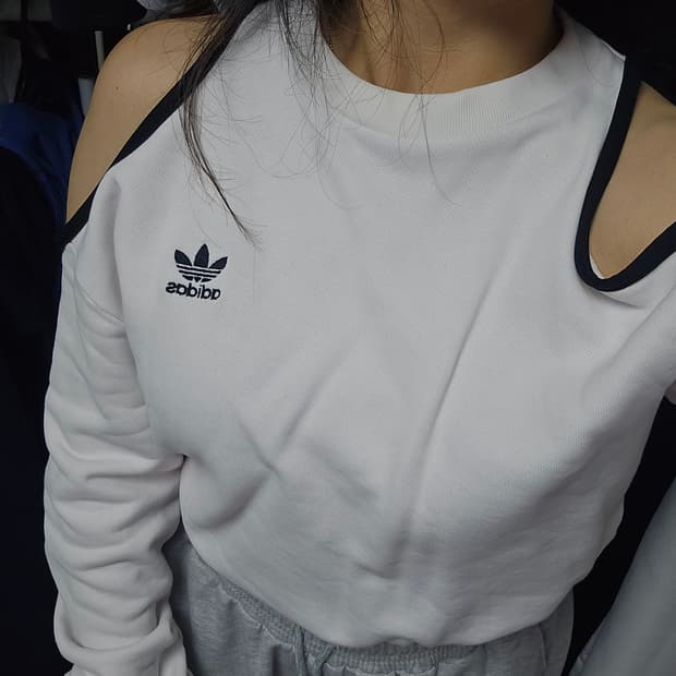 아디다스 흰검 홀커스텀 빈티지