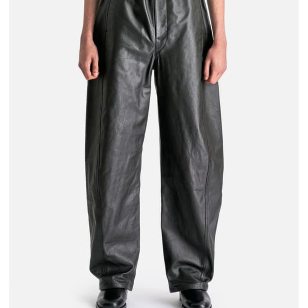 LEMAIRE LEATHER MILITARY pants( s)
