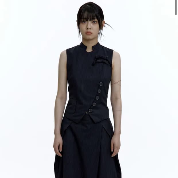 카시코 베스트 스트라이프 (Preppy China Collar Vast)