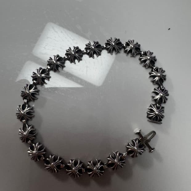 크롬하츠 타이니플러스팔찌 19링크