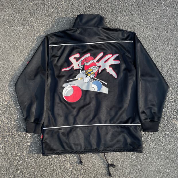 90s SOHK 심볼 빅로고 올드스쿨 힙합 져지 스트릿 트랙탑 자켓 M