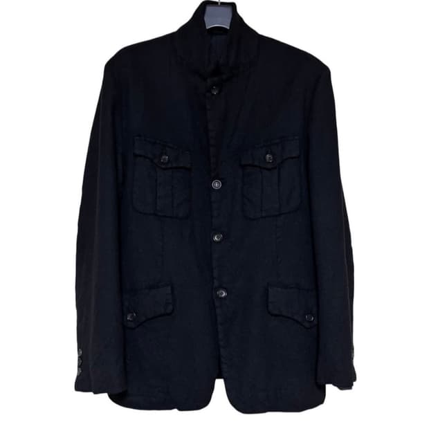 꼼데가르송 옴므 07aw 축용 울 자켓 블레이저