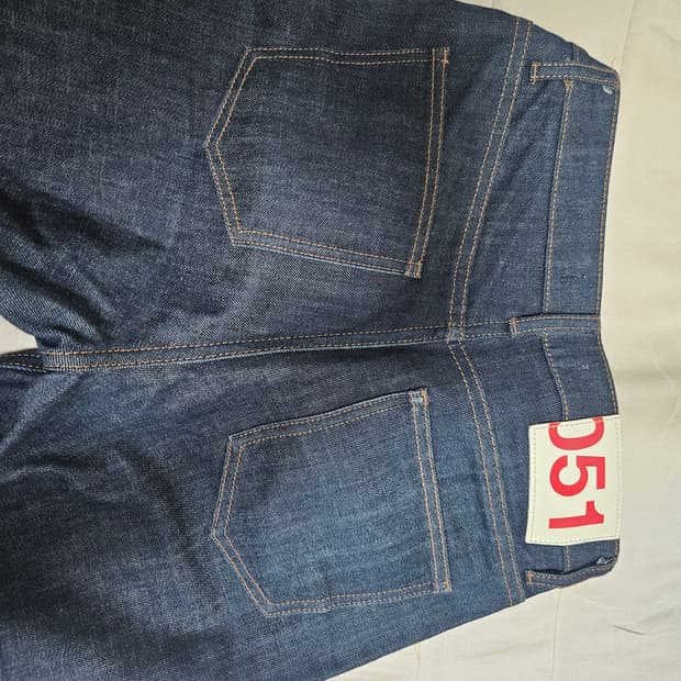 플락진 로 생지 데님 w 24