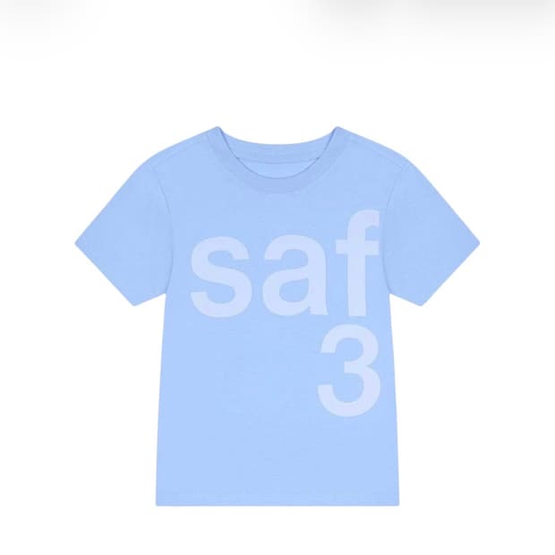 사파리스팟 1/2 베이직 사파리 티셔츠 스카이