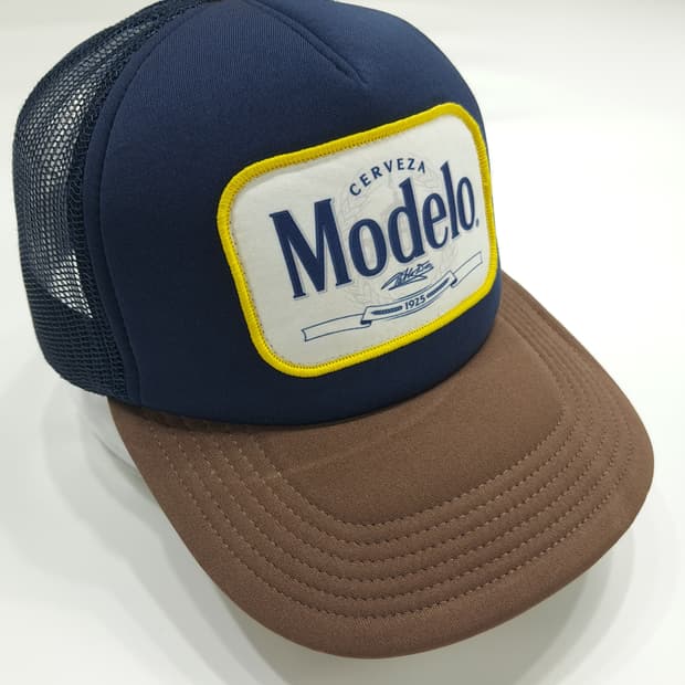Modelo 패치 투톤 메쉬 트러커캡 P1102