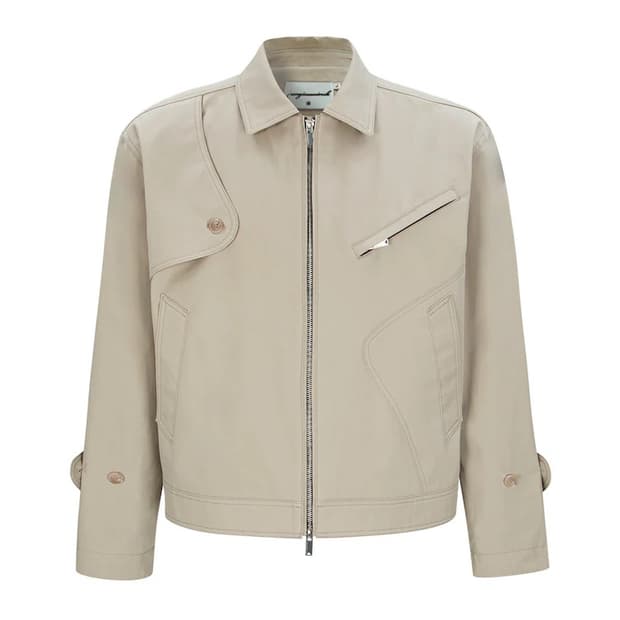 [새상품]CROPPED TRENCH JACKET (IVORY)
