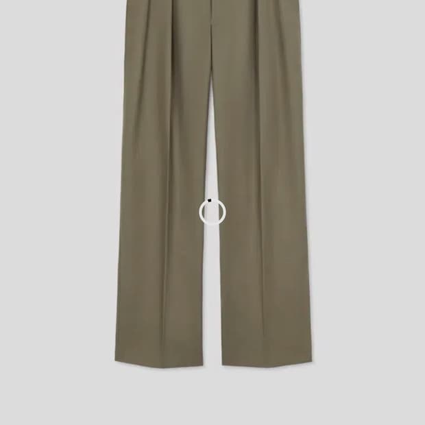 타일레 트라우저 슬랙스 다크토프 2사이즈 새상품