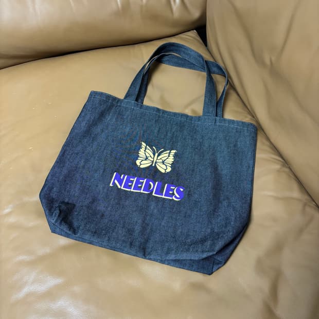 Needles 니들스 니들즈 그로서리 블랙 토트백 가방 (Black)