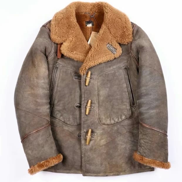 Rrl 시어링 무스탕 S