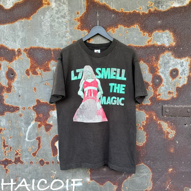 빈티지 L7 Smell The Magic 티셔츠