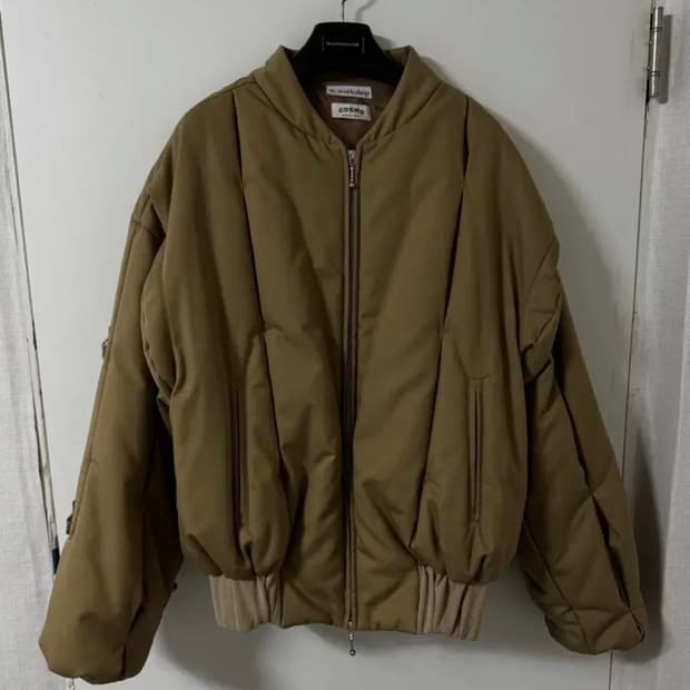 더블유워크샵 패디드 봄버 베이지 2