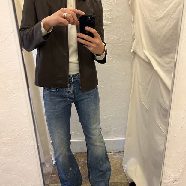 Vintage leather jacket