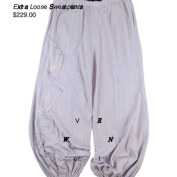 Venicew 엑스트라 루즈 스윗팬츠