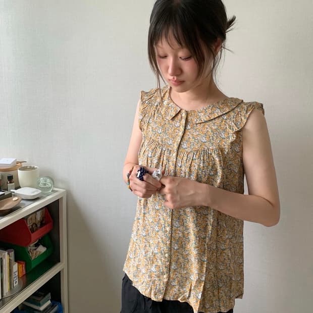 ehka sopo, flower blouse