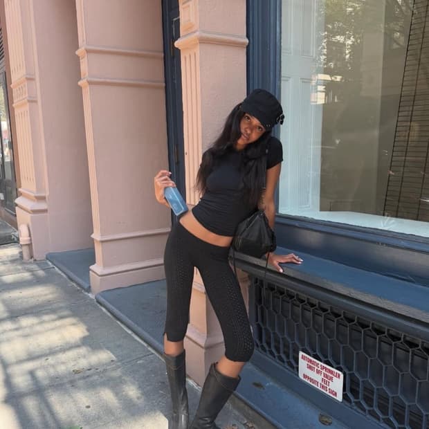 MOU 모우 블랙 40 부츠 [37사이즈]