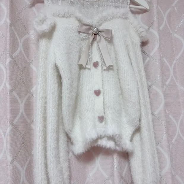 리즈리사 어깨 트임 니트 히메갸루