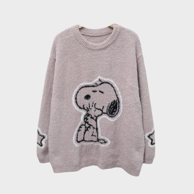 젤라또피케  딸기우유 핑크 스누피 잠옷 맨투맨 64319