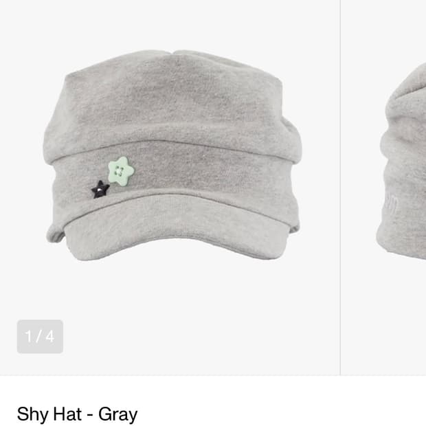(buy..)샬롬클럽 샤이햇 그레이
