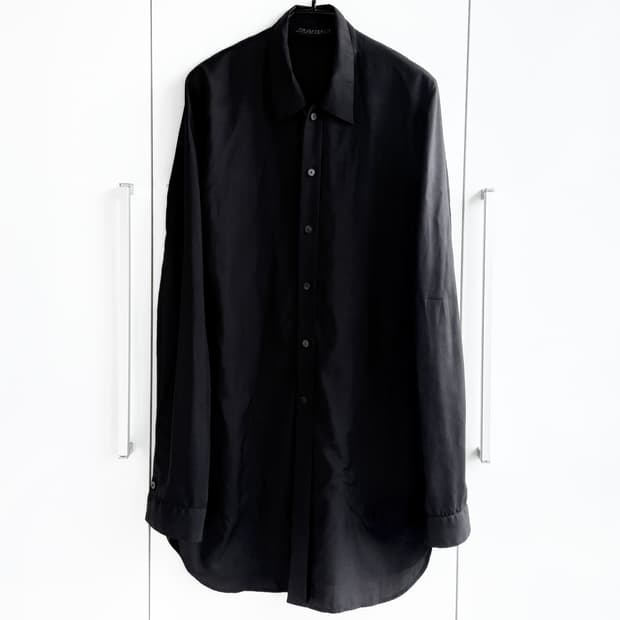 silk long shirt