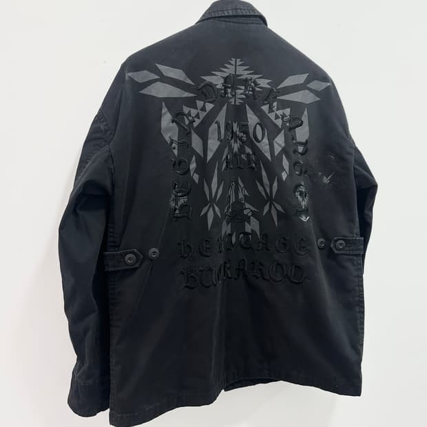 BUCKAROO back gothic printing jacket