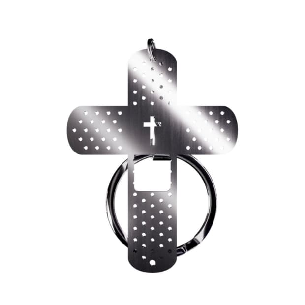 쿠로카미 모텔 Itai - Flat steel 키링